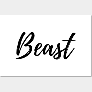 Beast Handwritten Posters and Art